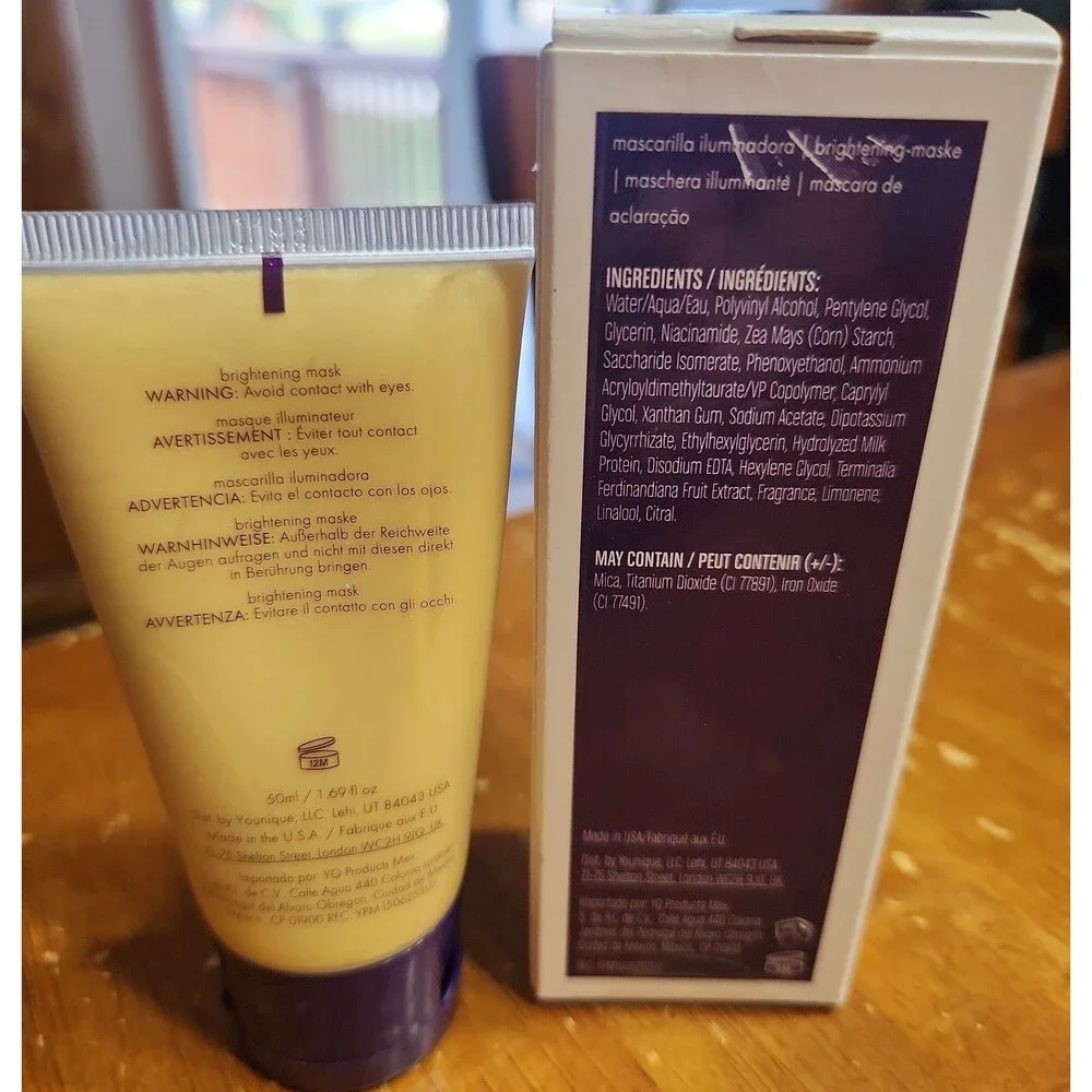Younique you.ology brightening mask skin care face mask 50ml NIB Unopened